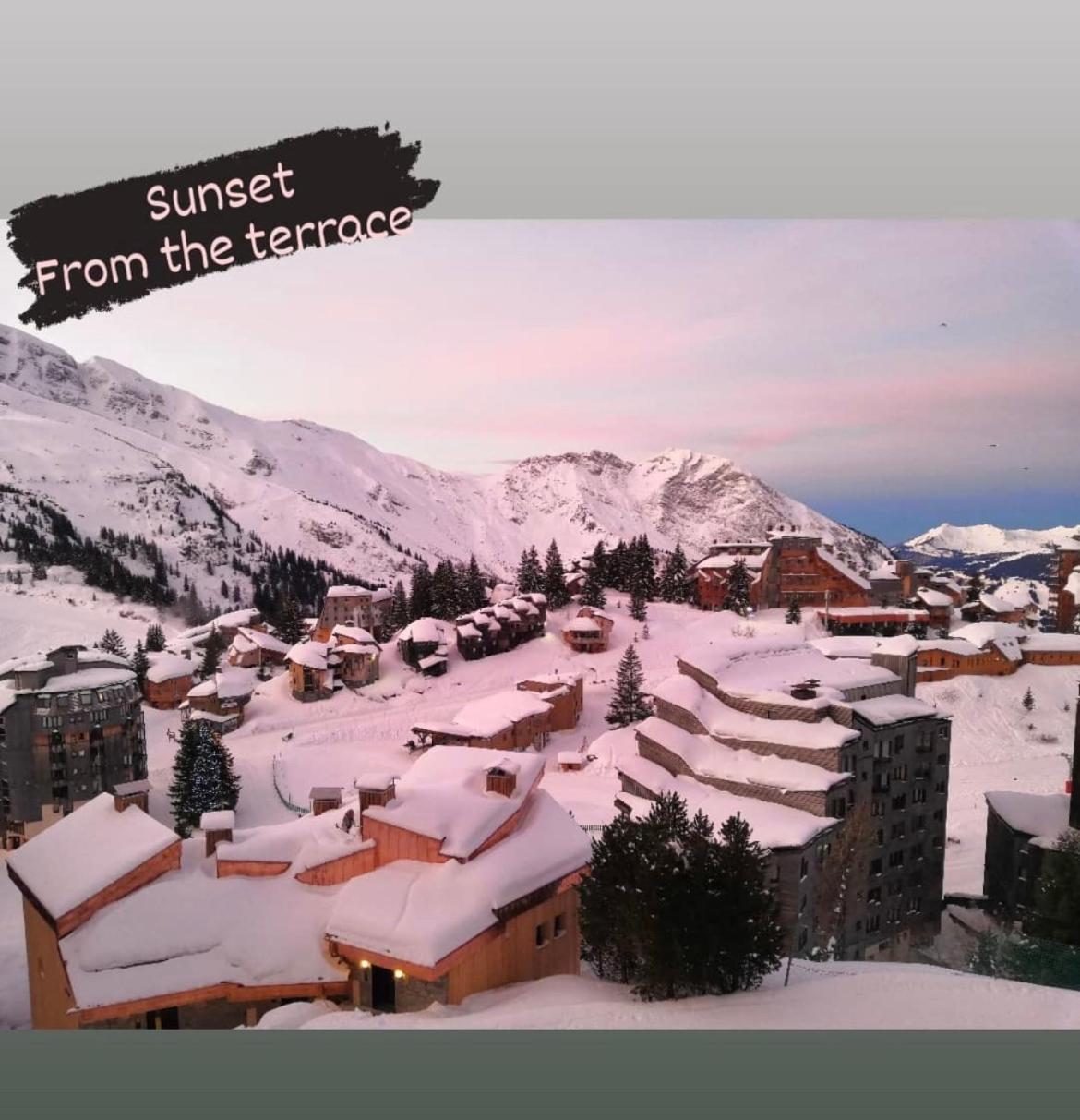 Charmant T2 Classe 3 Etoiles, Les Crozats, Magnifique Vue Montagne Avoriaz Exteriör bild